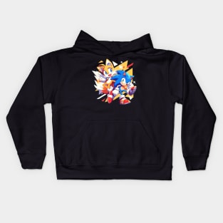 sonic and tails Kids Hoodie